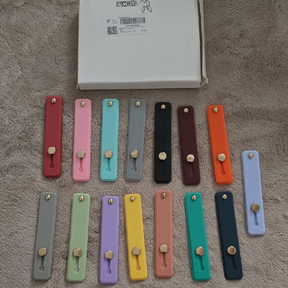 Silicone Phone Strap Holder - Multi-Color Set